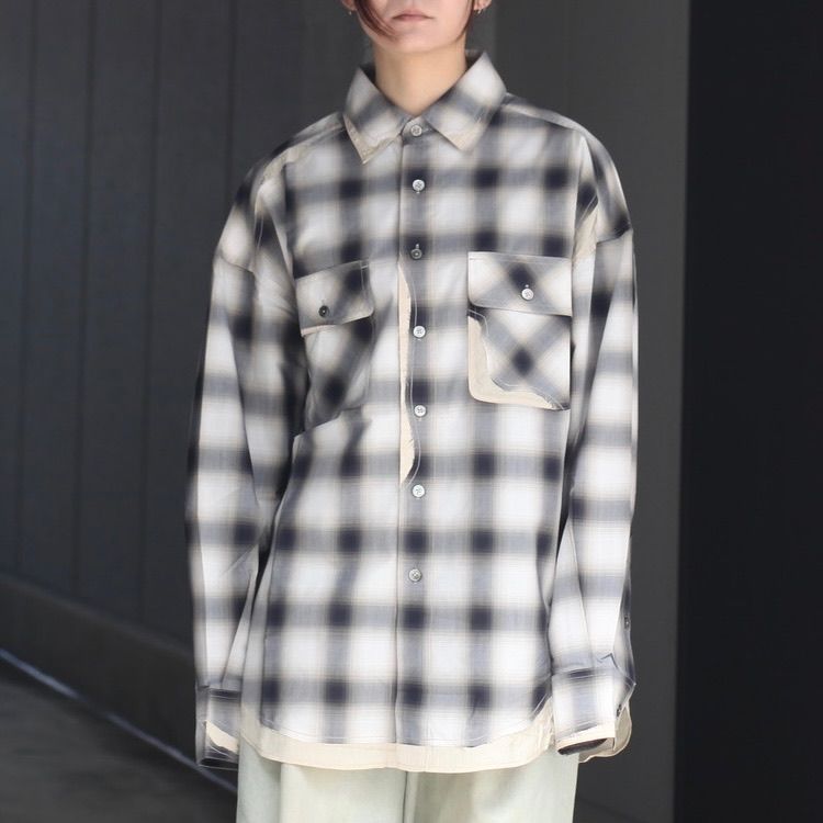 【残り一点】Cargo Shirt in Check