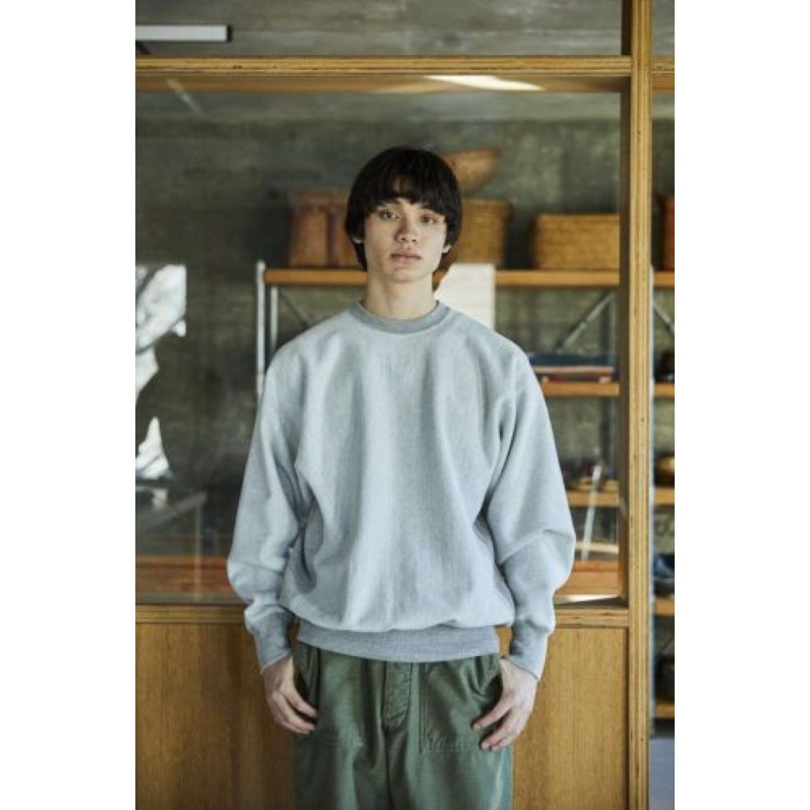 【残り一点】Heavy Weight Vintage Crew Neck Sweat Shirt