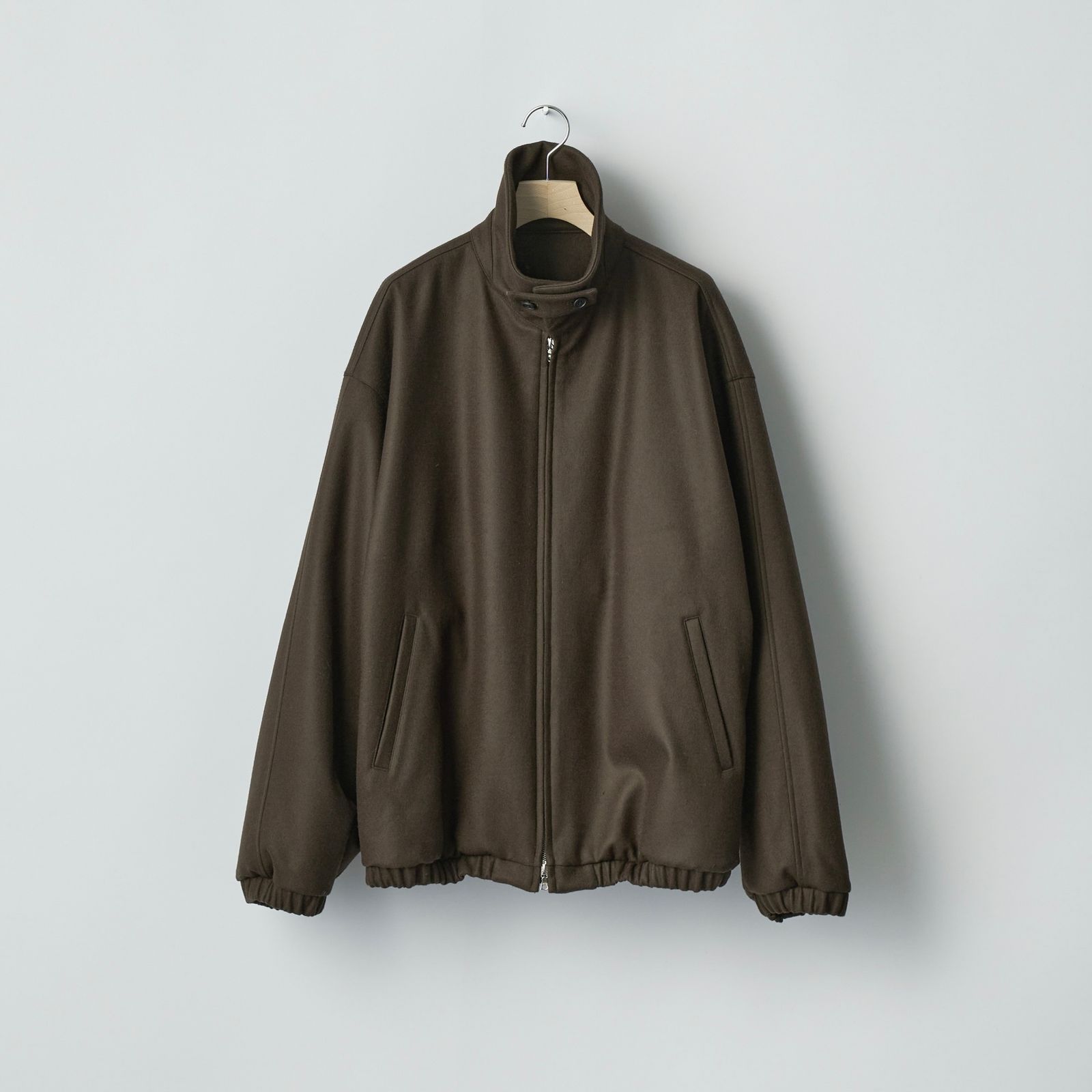 【残りわずか】Melton Oversized Zip Jacket