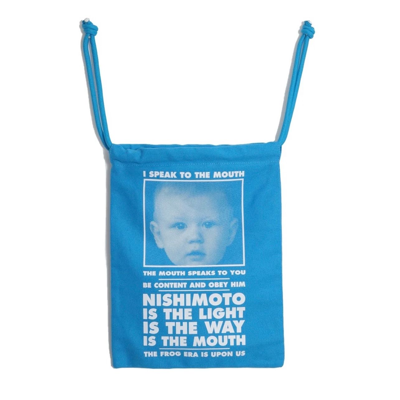【残り一点】Big Drawstring Bag(BLUE)