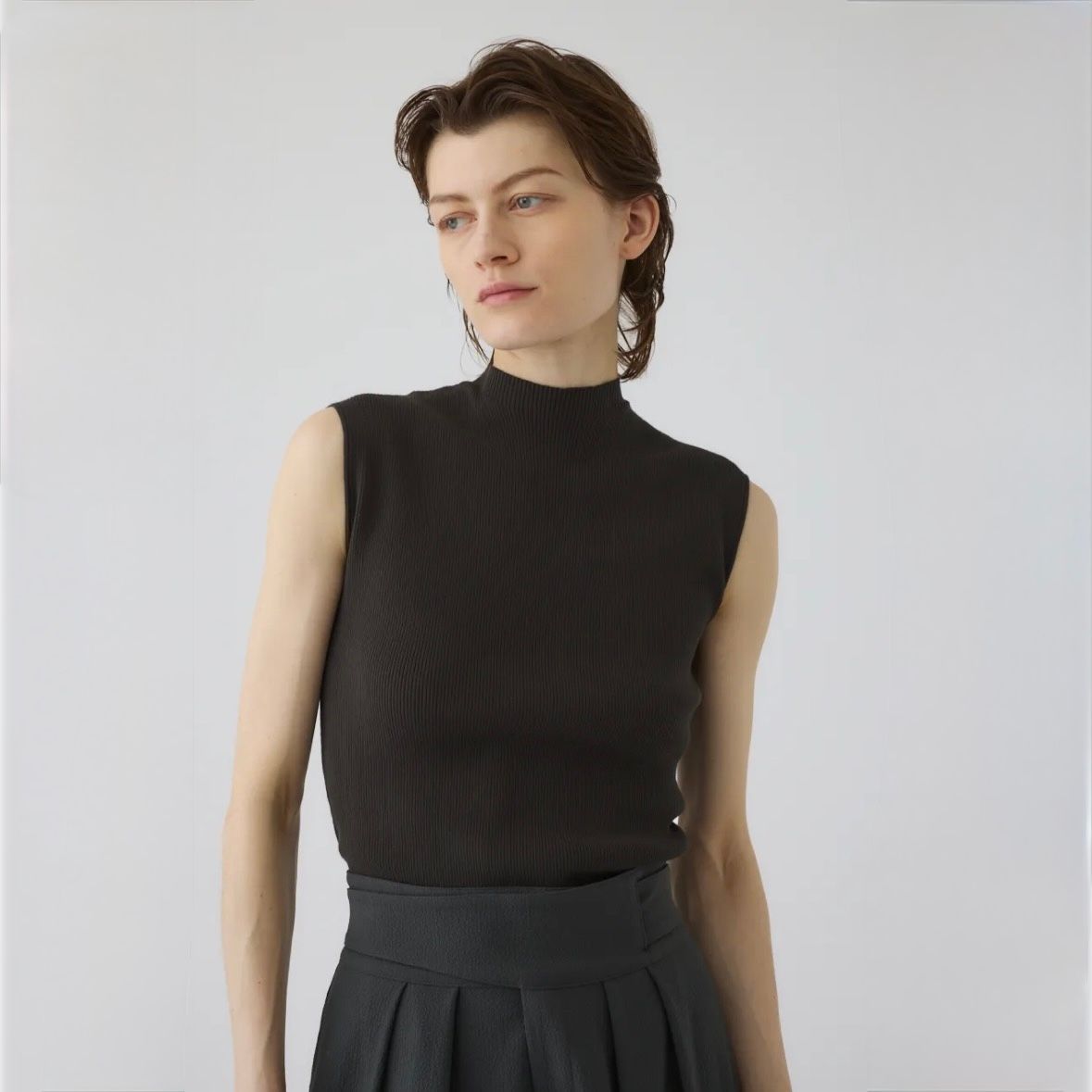 【残り一点】Washable Basic N/S Knit