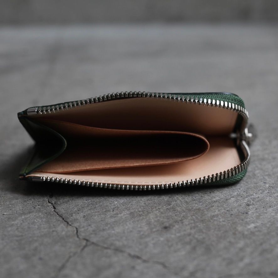 【残りわずか】L Zip Wallet(LIME GREEN)