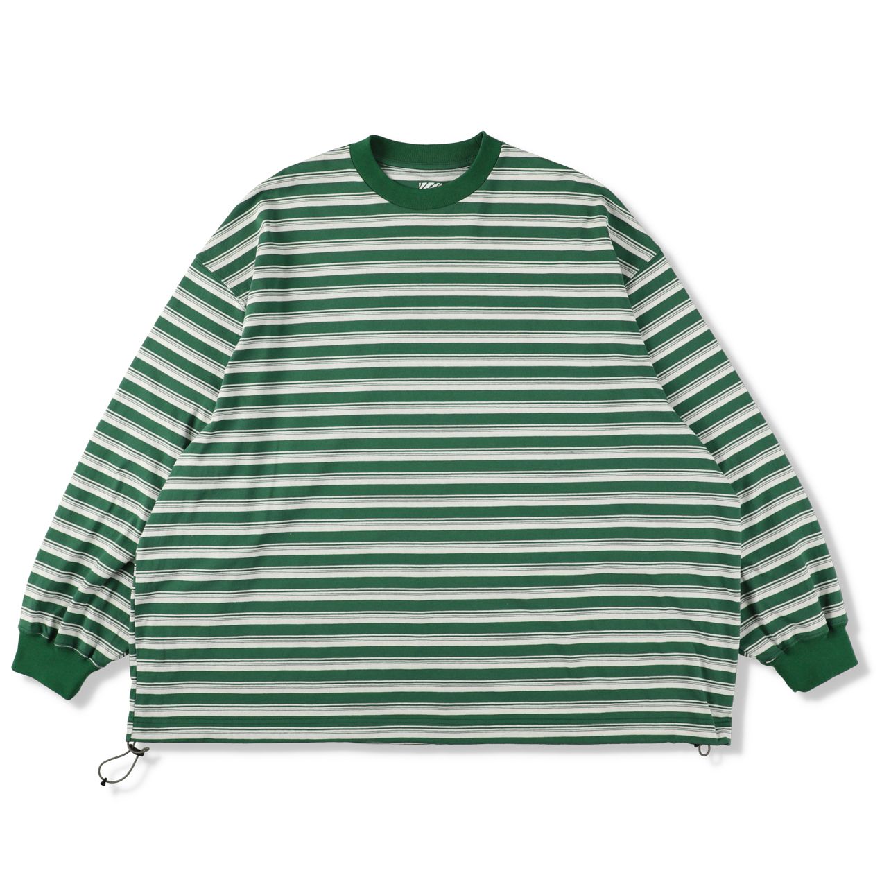 トップス is-ness BALLOON BORDER LONG SLEEVE SHIRT is-ness 24SS BALLOON BORDER LONG SLEEVE T-SHIRT style.2024.3