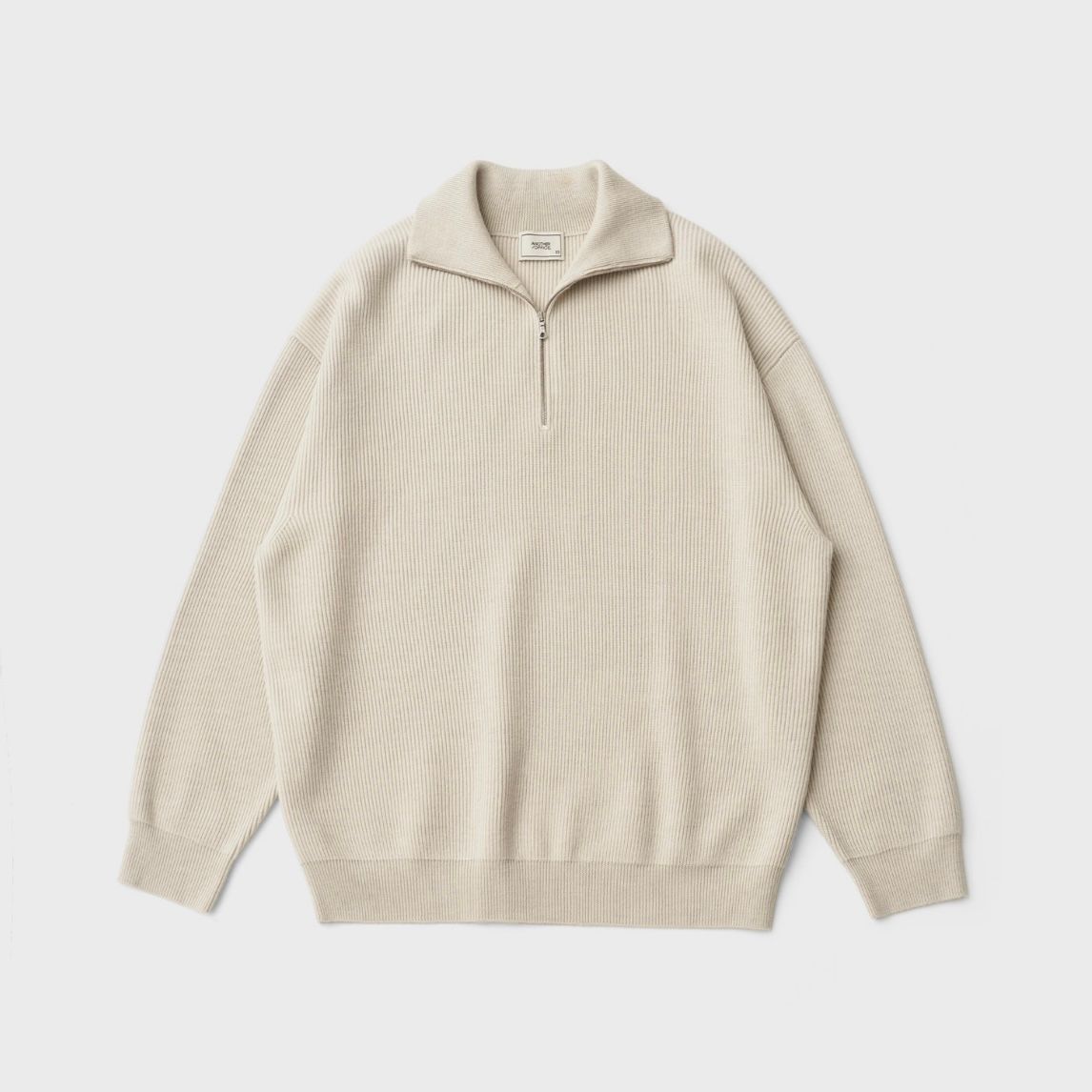 【残り一点】Volume Half Zip Up Knit