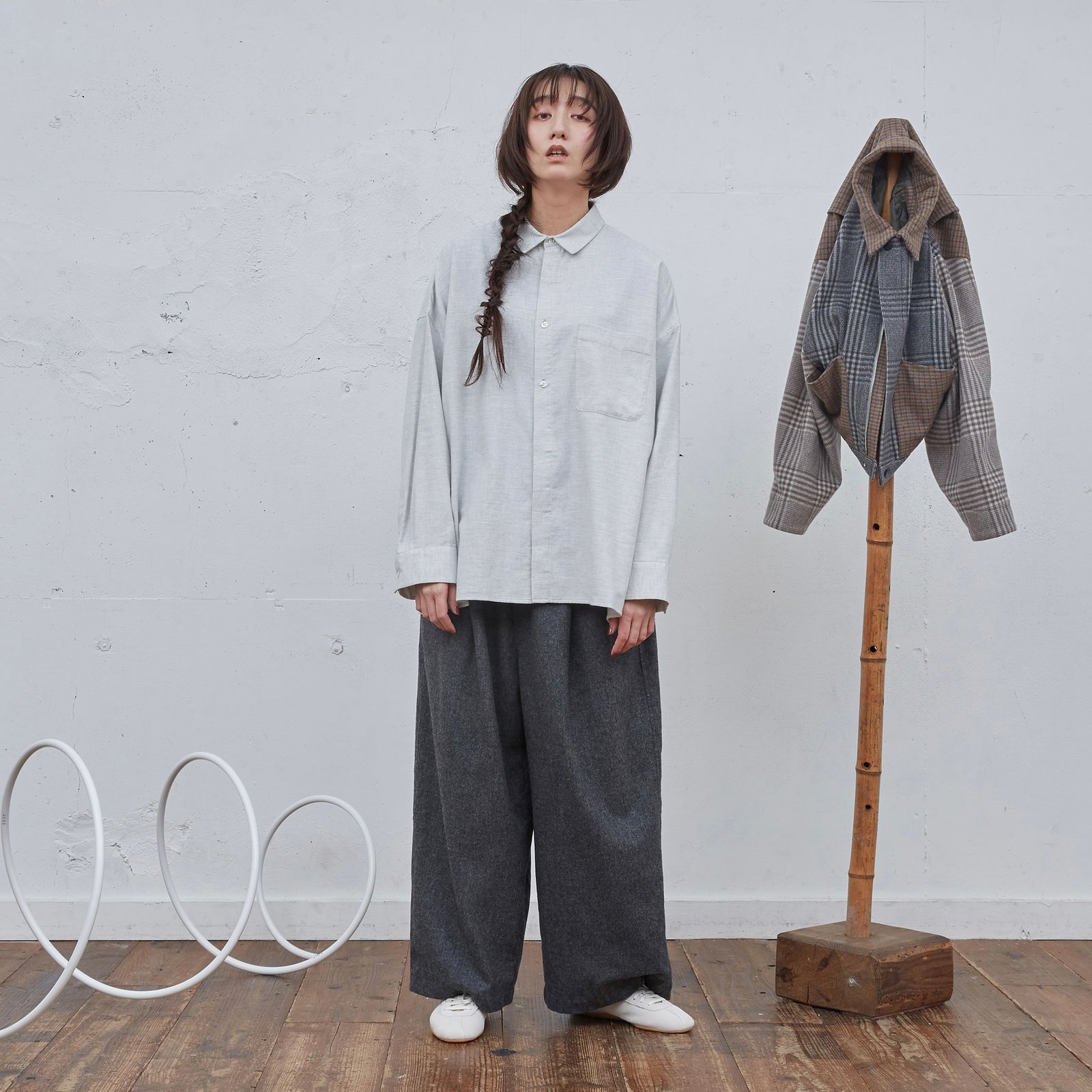【残り一点】コットンビエラワイドBOXシャツ