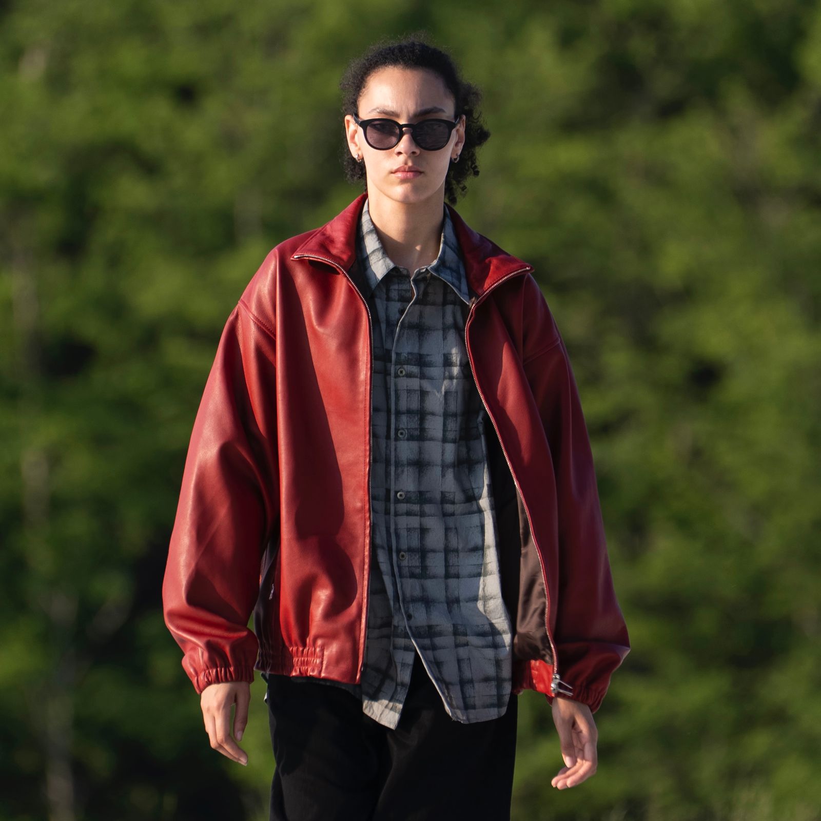 【残り一点】Calf Leather Truck Jacket