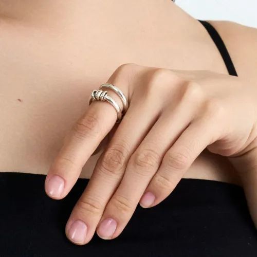 【お取り寄せ注文可能】Symbol Double Ring