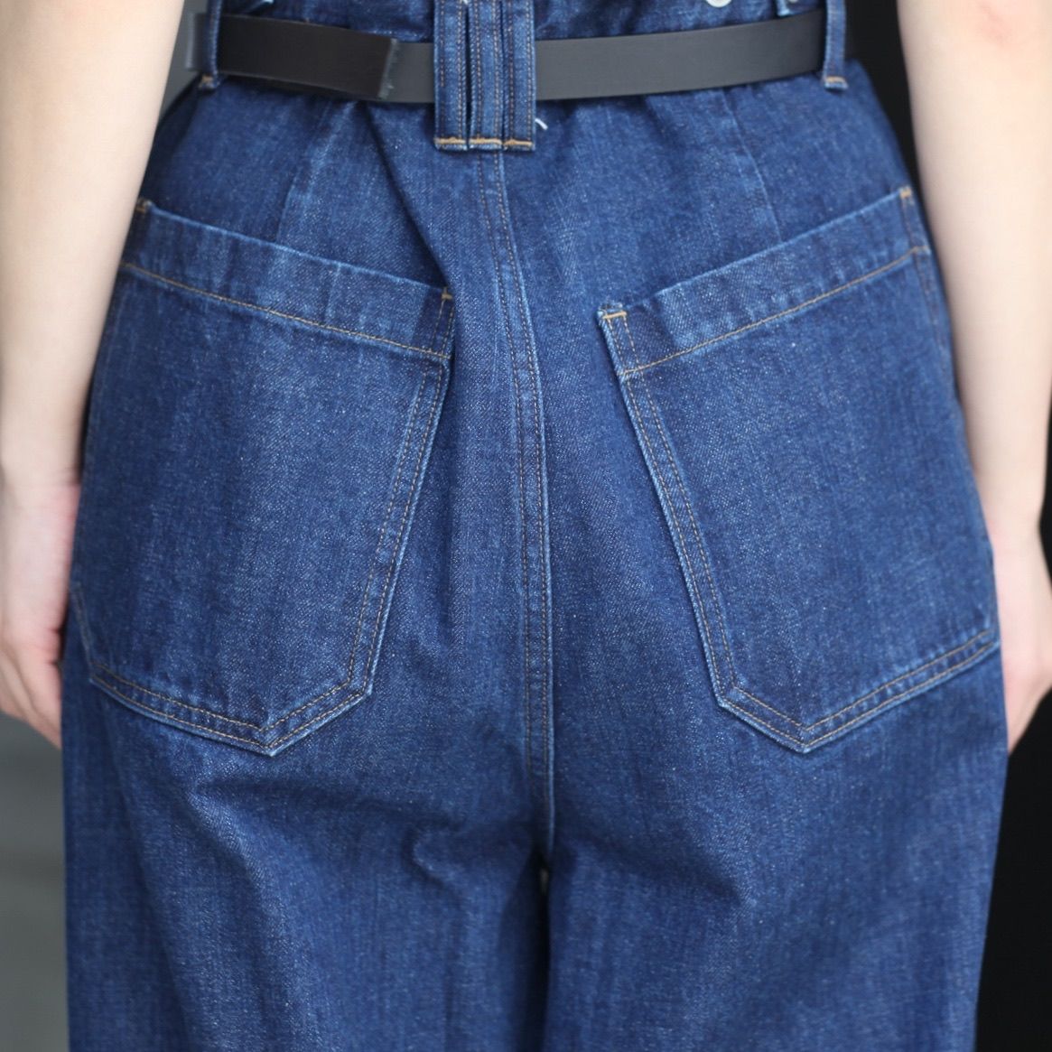 【残り一点】Vintage Washed 3tuck Wide Denim Trousers