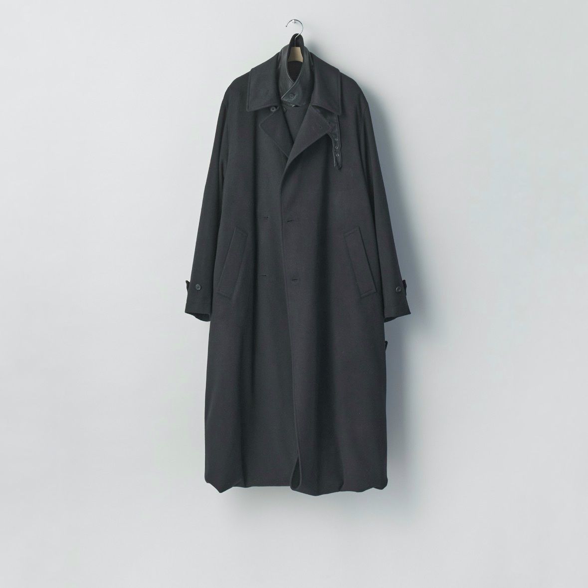 【残りわずか】Wool Cashmere Layered Combination Coat