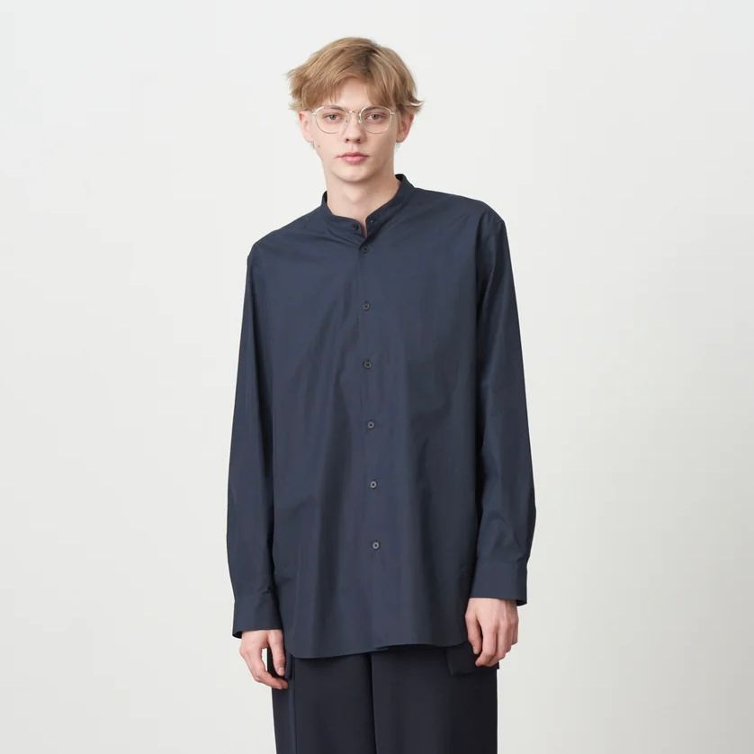【残り一点】Suvin Broad Band Collar Shirt