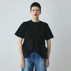 【残り一点】Frill Hem Ponte Tops