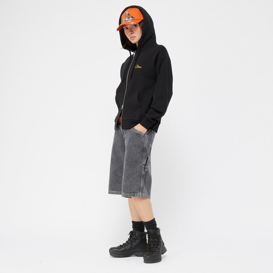 【残りわずか】Cursive Small Logo Zip Hoodie