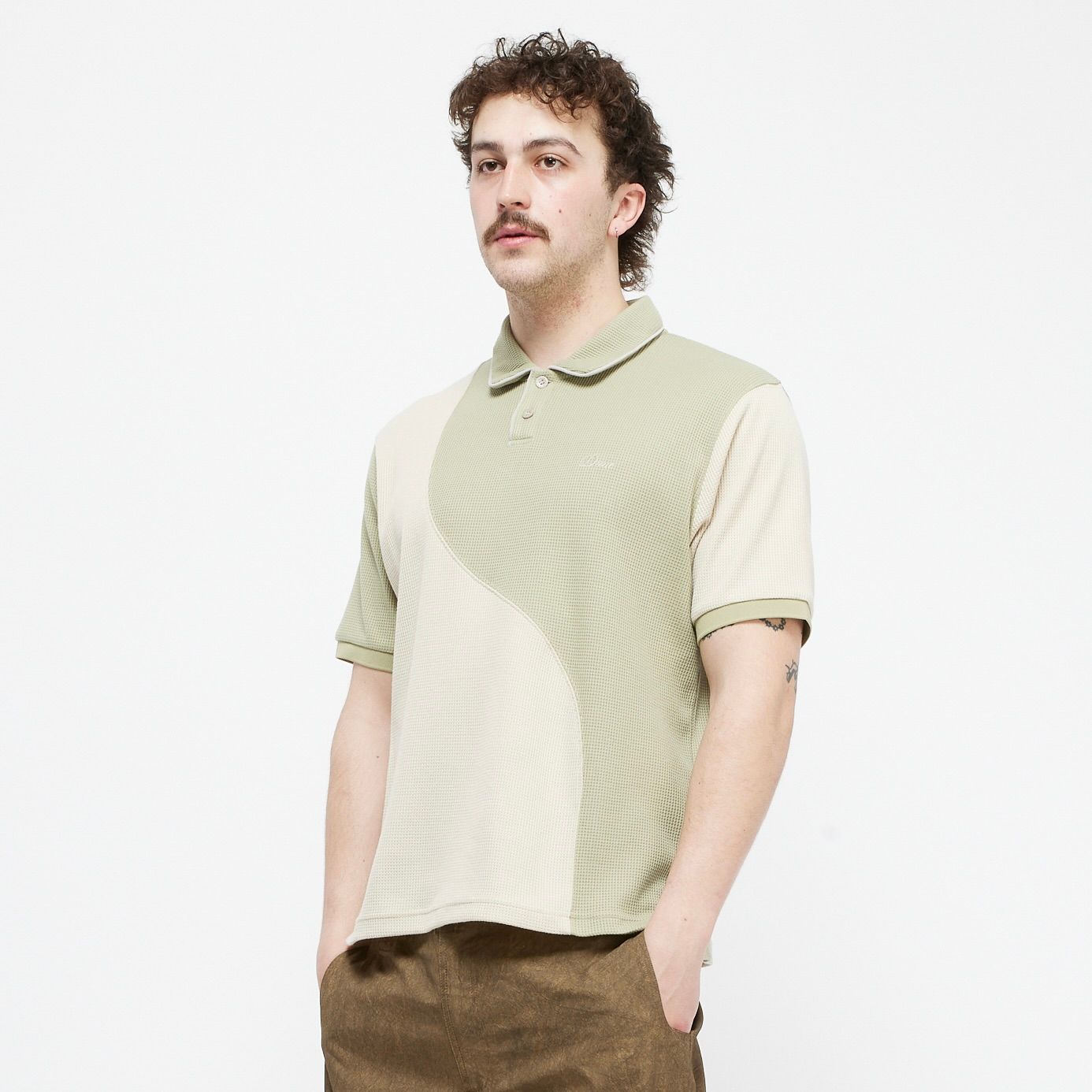 Dime ダイム Waffle Polo ワッフル ポロ シャツ 関税配送料無料 Dime - 【残り一点】Waffle Polo | ACRMTSM ONLINE STORE