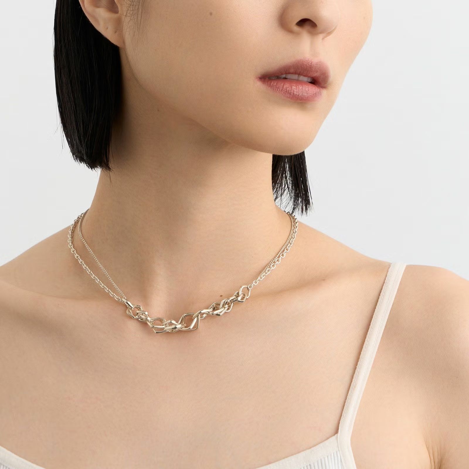 【お取り寄せ注文可能】Diamond Link Chain Necklace