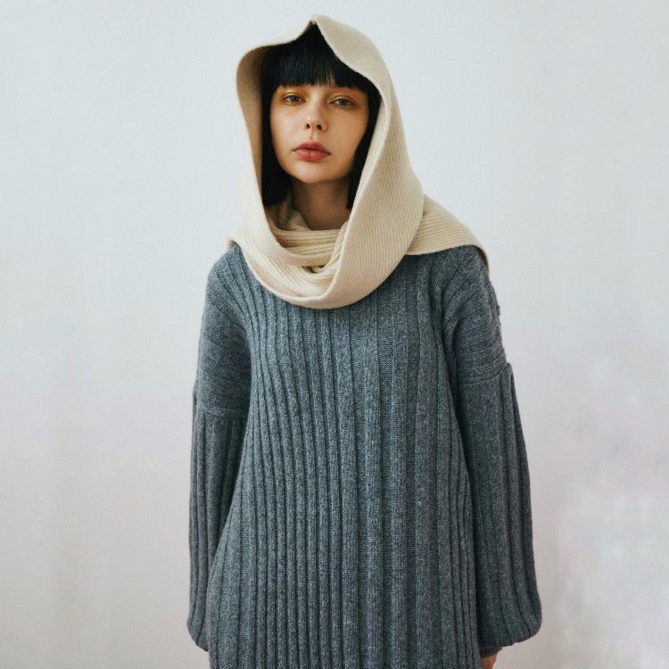 アルティーリ千葉　ニットスカーフ Knit Scarf　マフラー アルティーリ千葉ニットスカーフ Knit Scarfマフラー