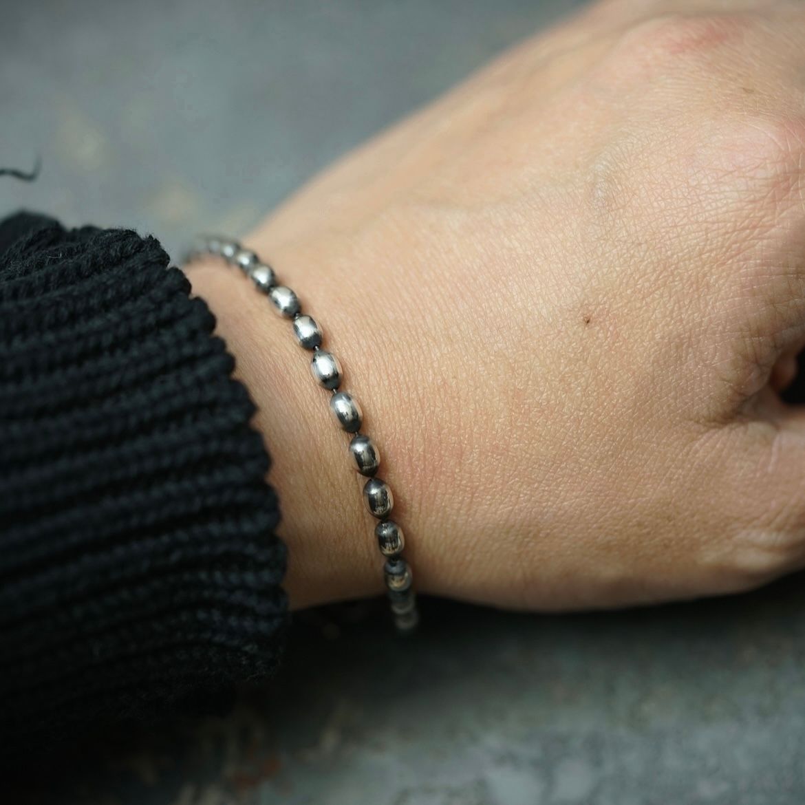 【お取り寄せ注文可能】Oval Bowl Chain Bracelet
