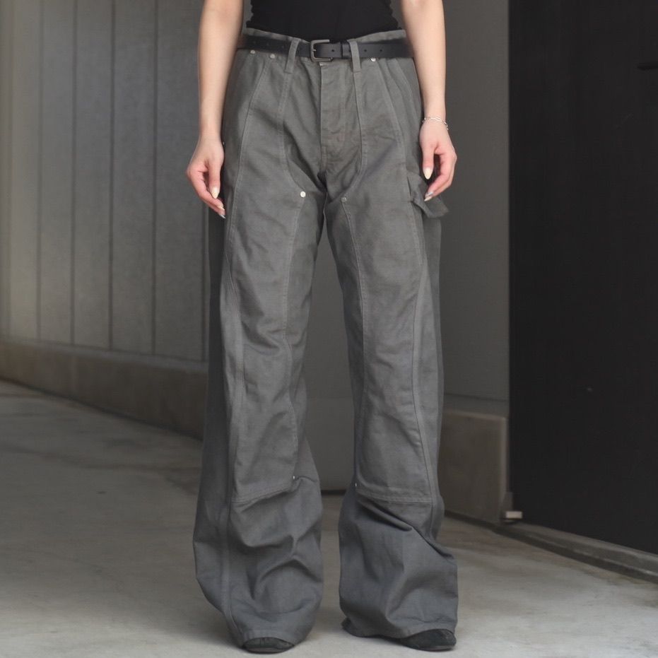 【残り一点】Curved Leg Double Knee Work Pants