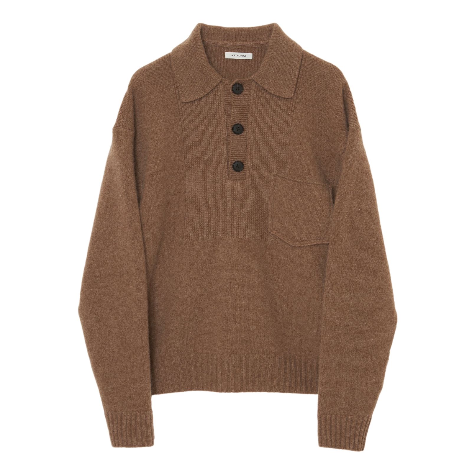 MATSUFUJI - 【残り一点】Wool Knit Polo | ACRMTSM ONLINE