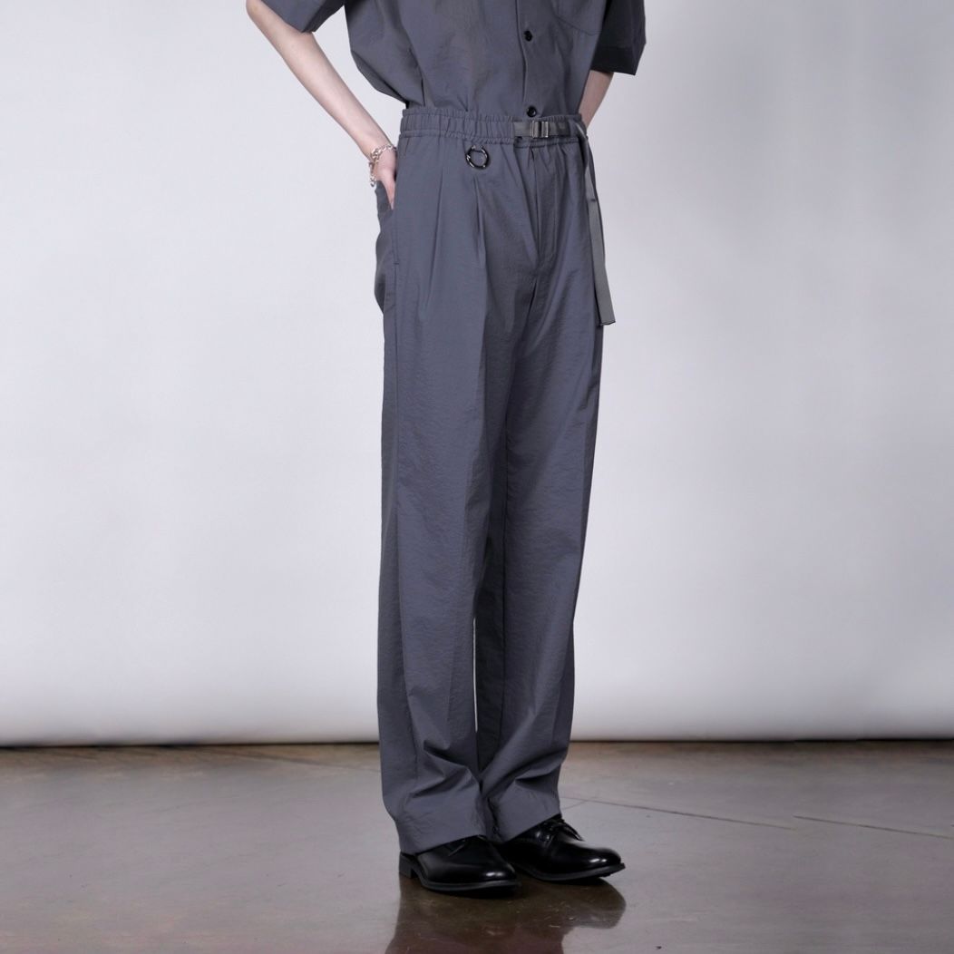 【残り一点】Wide Tailored Pants(QUINN_NYLON)