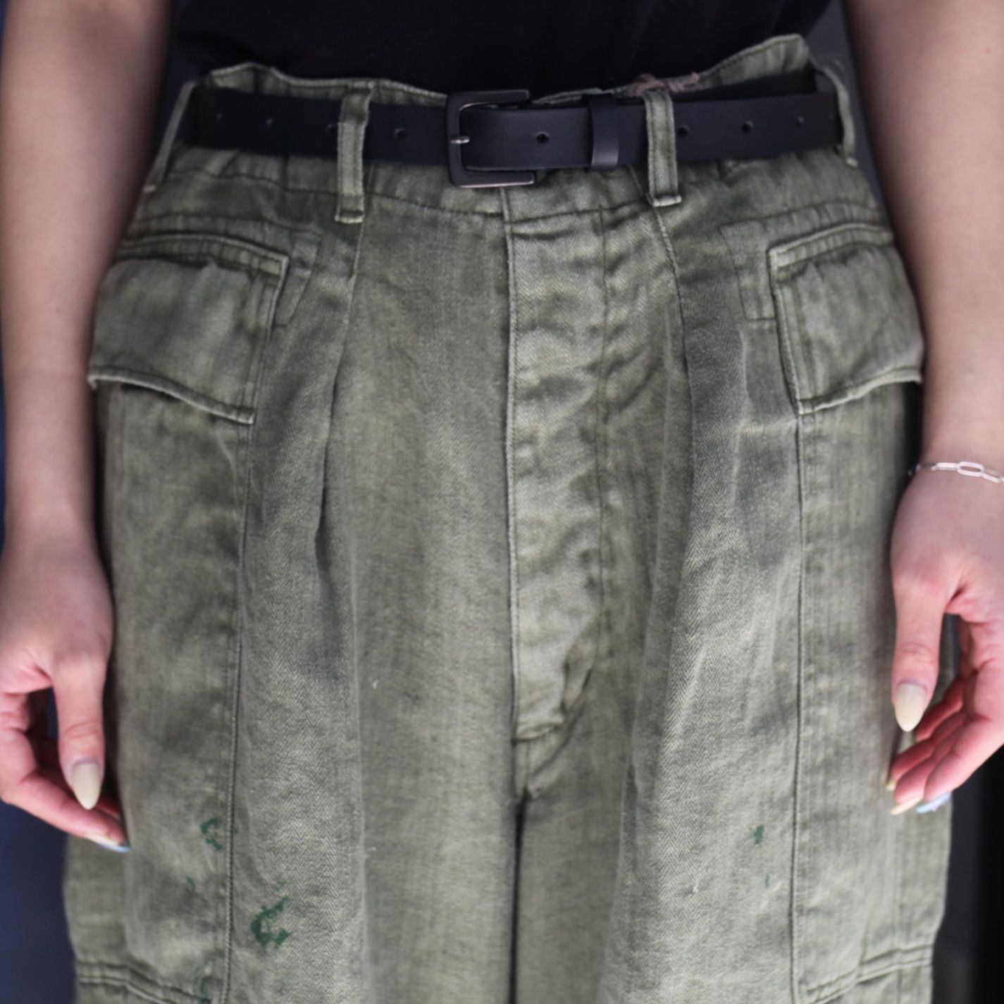 【残り一点】HBT Linen Cargo Pants