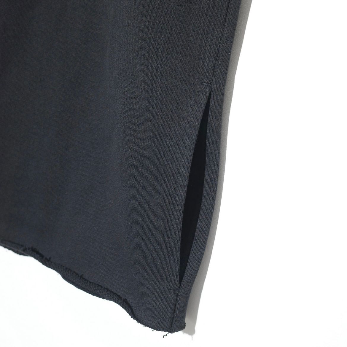 【残り一点】Cut Off Wide Zip N/S Sweat Hoodie