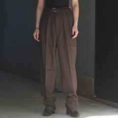 【残り一点】Wool Gabardine Wide Tapered