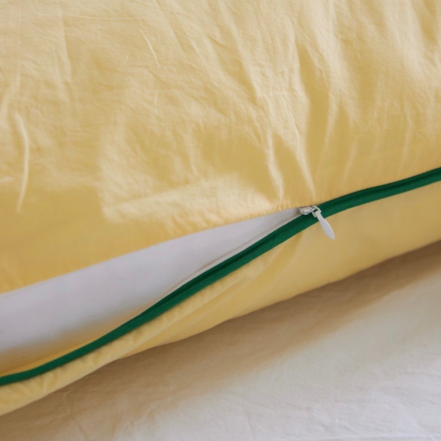 【残り一点】Frame Bedding Set SS(YELLOW×GREEN)