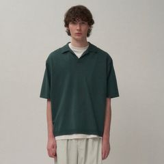 【残り一点】Fine Ice Cotton Skipper Polo Sweater