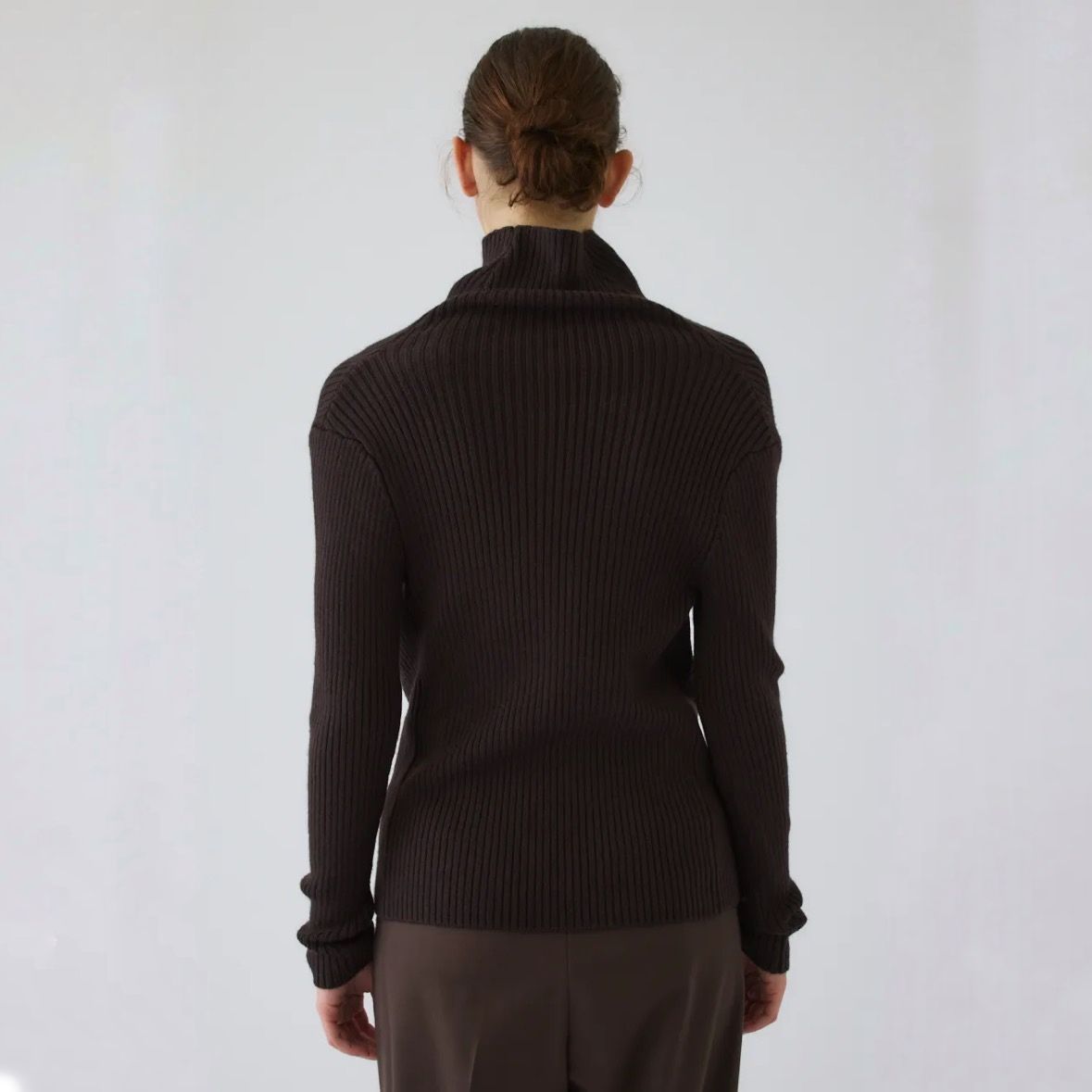 【残り一点】Back Shoulder Rib Knit Tops