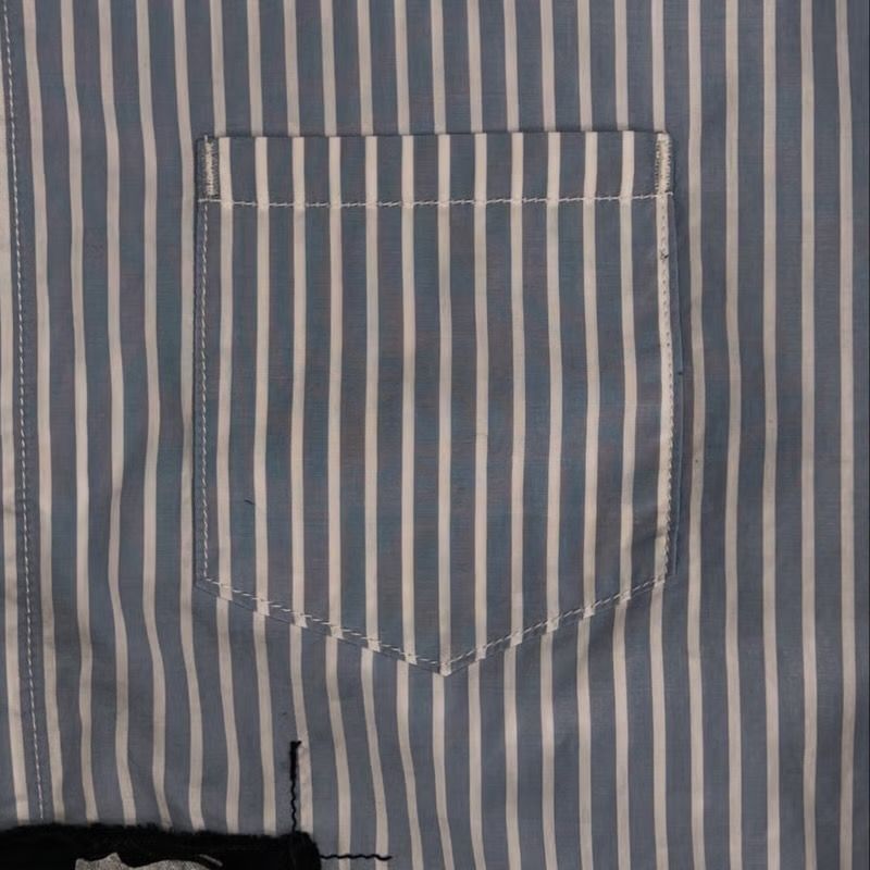 【残り一点】Bootleg Stripe Shirts With Patched(MIN)