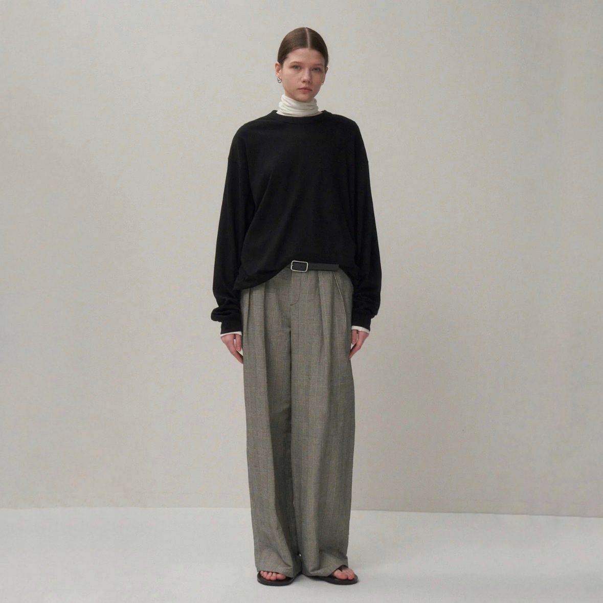 【残り一点】Suvin Double Jersey Crewneck Pullover