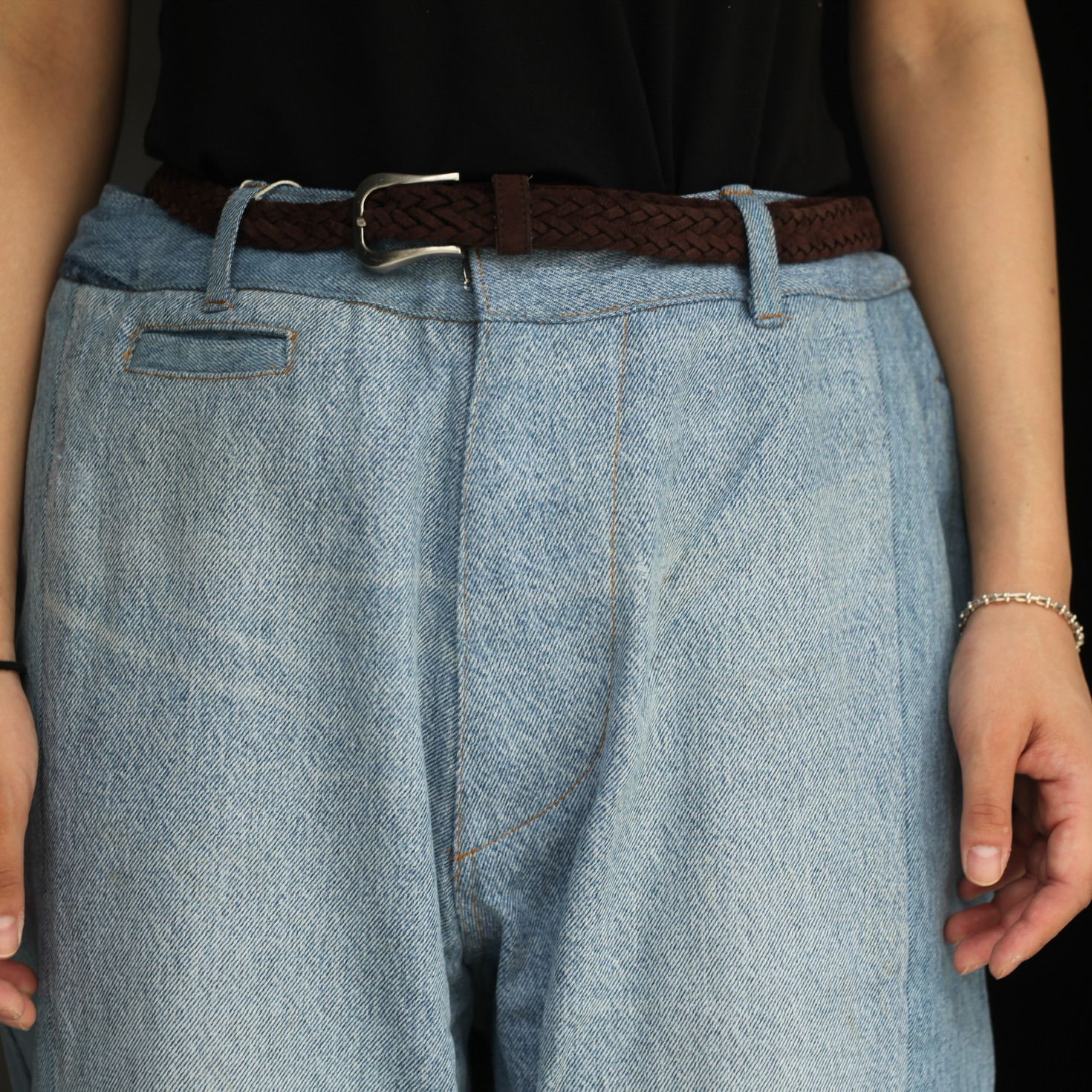 【残り一点】Reconstructed Super Baggy Slacks Denim_2(M)