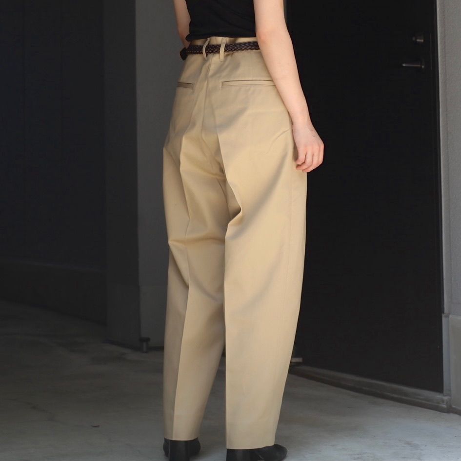 UNIVERSAL PRODUCTS - 【残りわずか】Cotton 1tuck Trousers ...