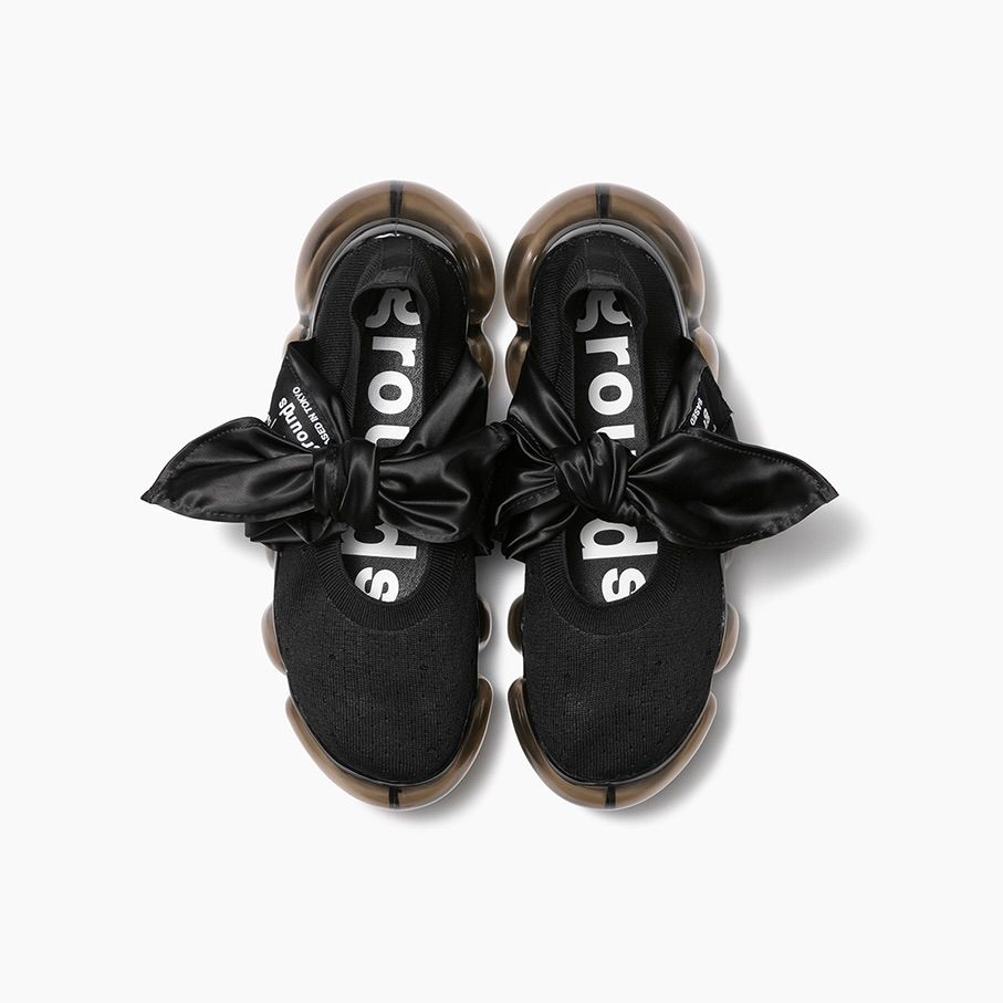 【残り一点】Jewelry Hankie Pumps(BLACK×BLACK)