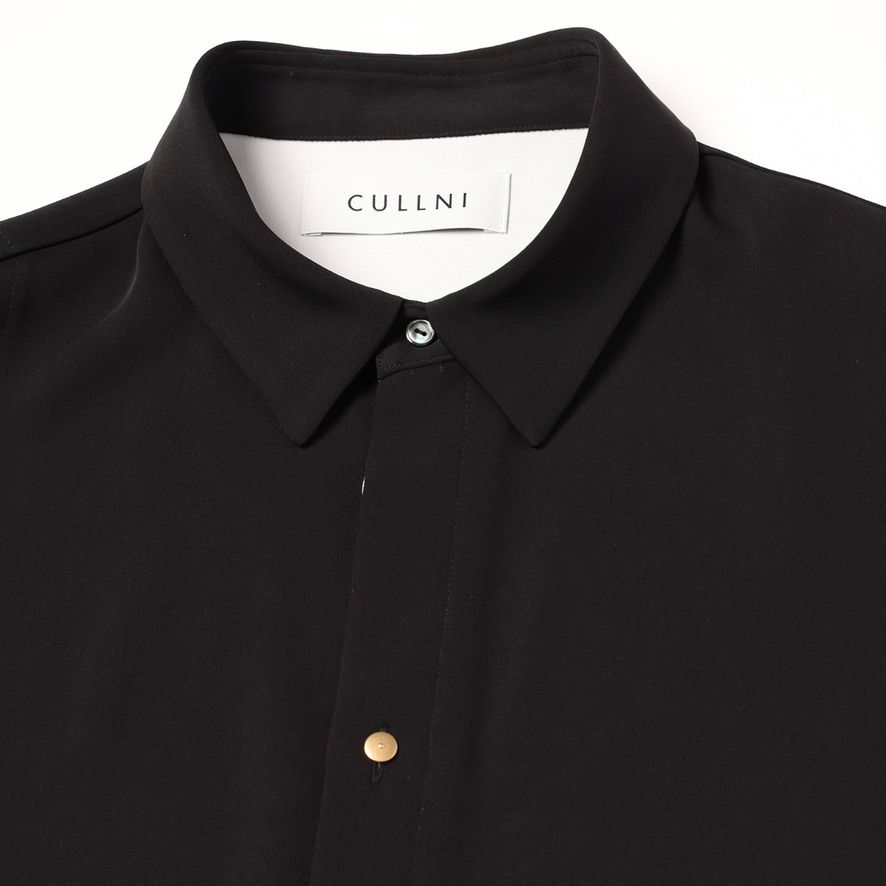 CULLNI - 【残り一点】Double Cloth Asymmetrical Stripe Shirt