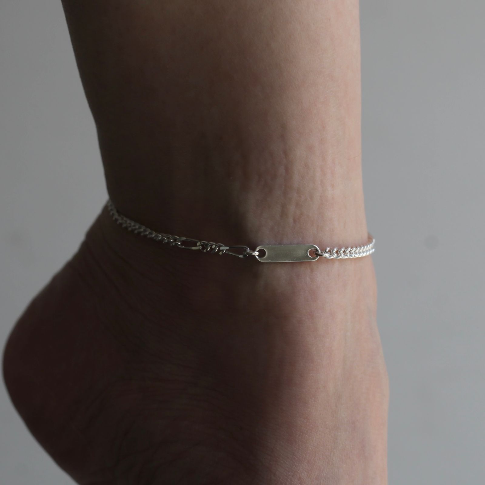 【お取り寄せ注文可能】Mix Chain Anklet(SILVER)