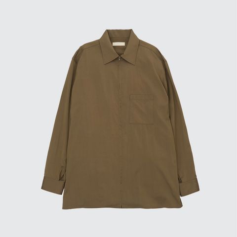 【残り一点】Silk Nylon Zip Shirt