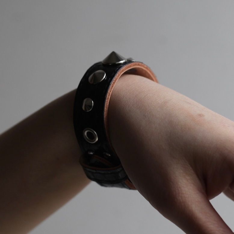 【残り一点】Python Leather Bracelet