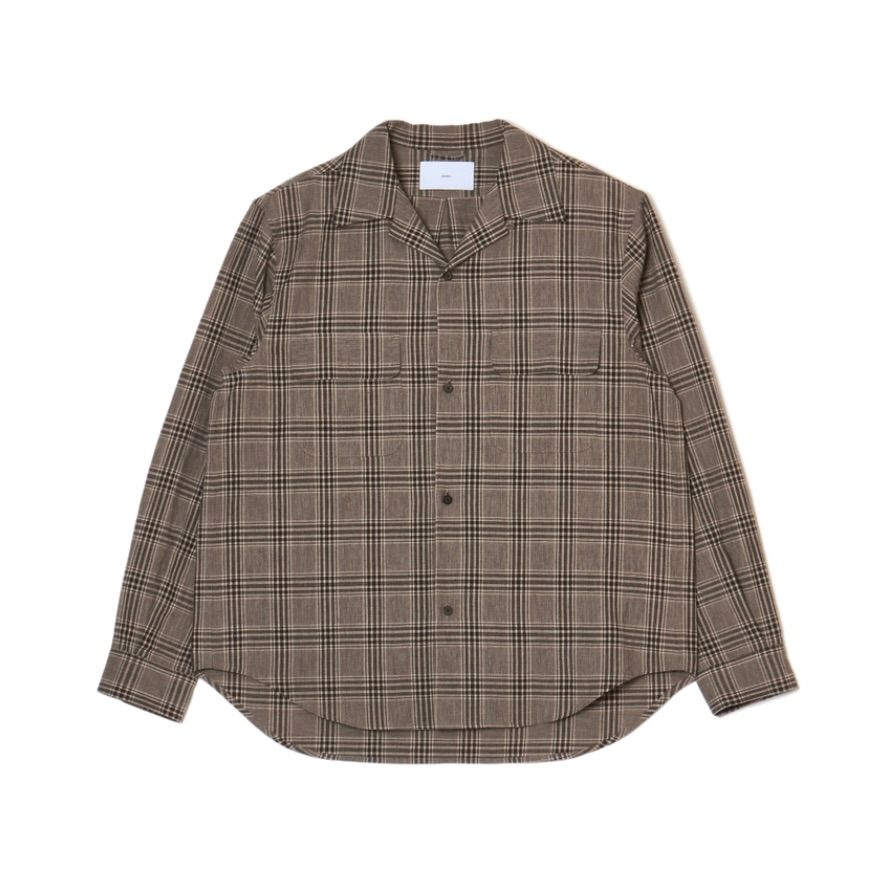 【残り一点】Linen Open Collor Shirt