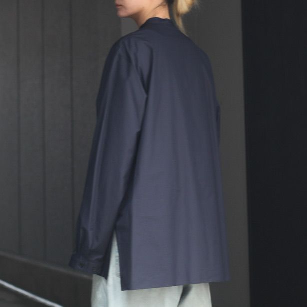 【残り一点】Suvin Broad Band Collar Shirt