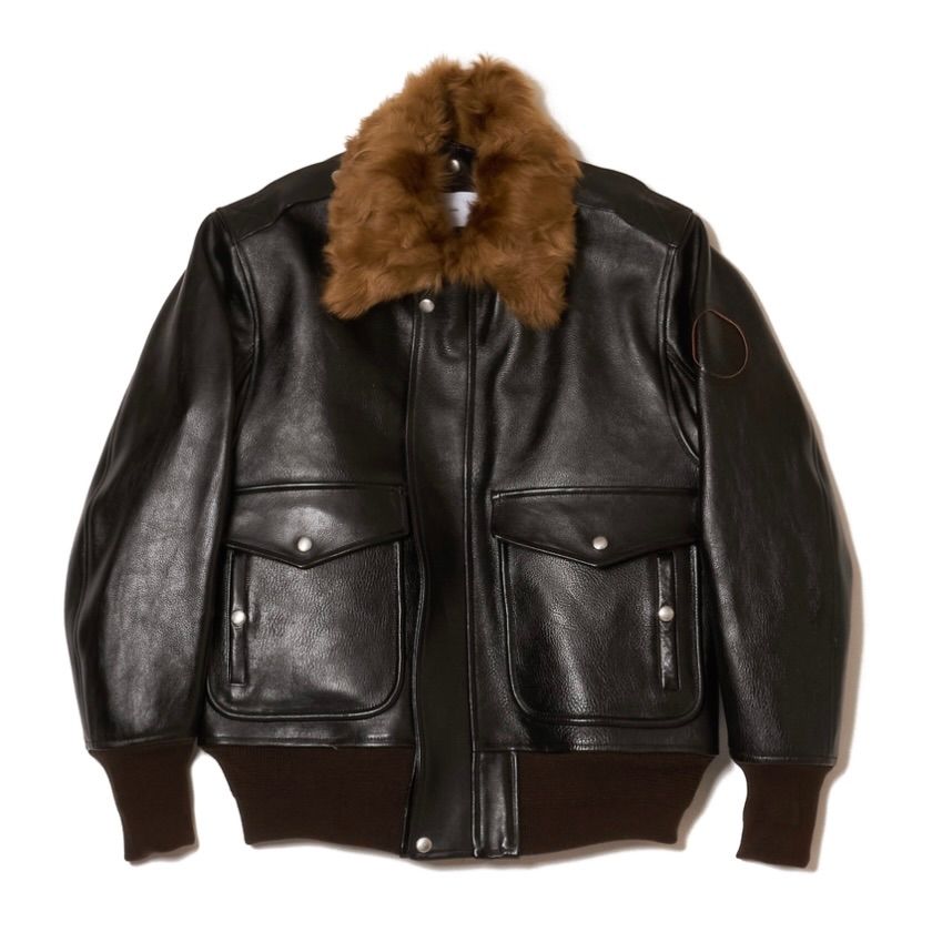 【残り一点】Shrink Leather G-1 Jacket