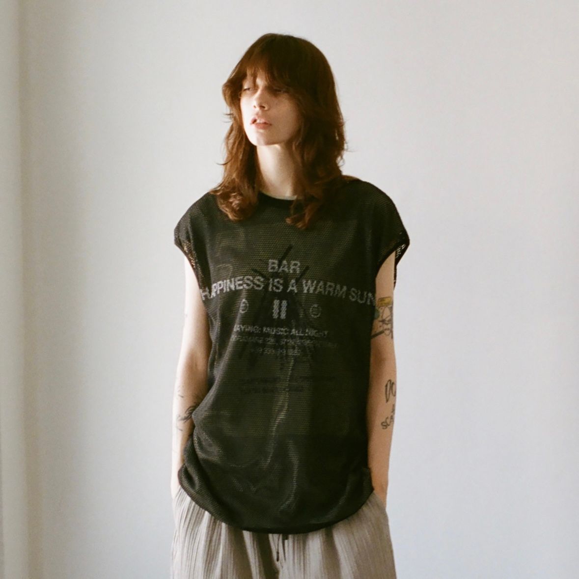 【残りわずか】N/S Mesh T-shirt