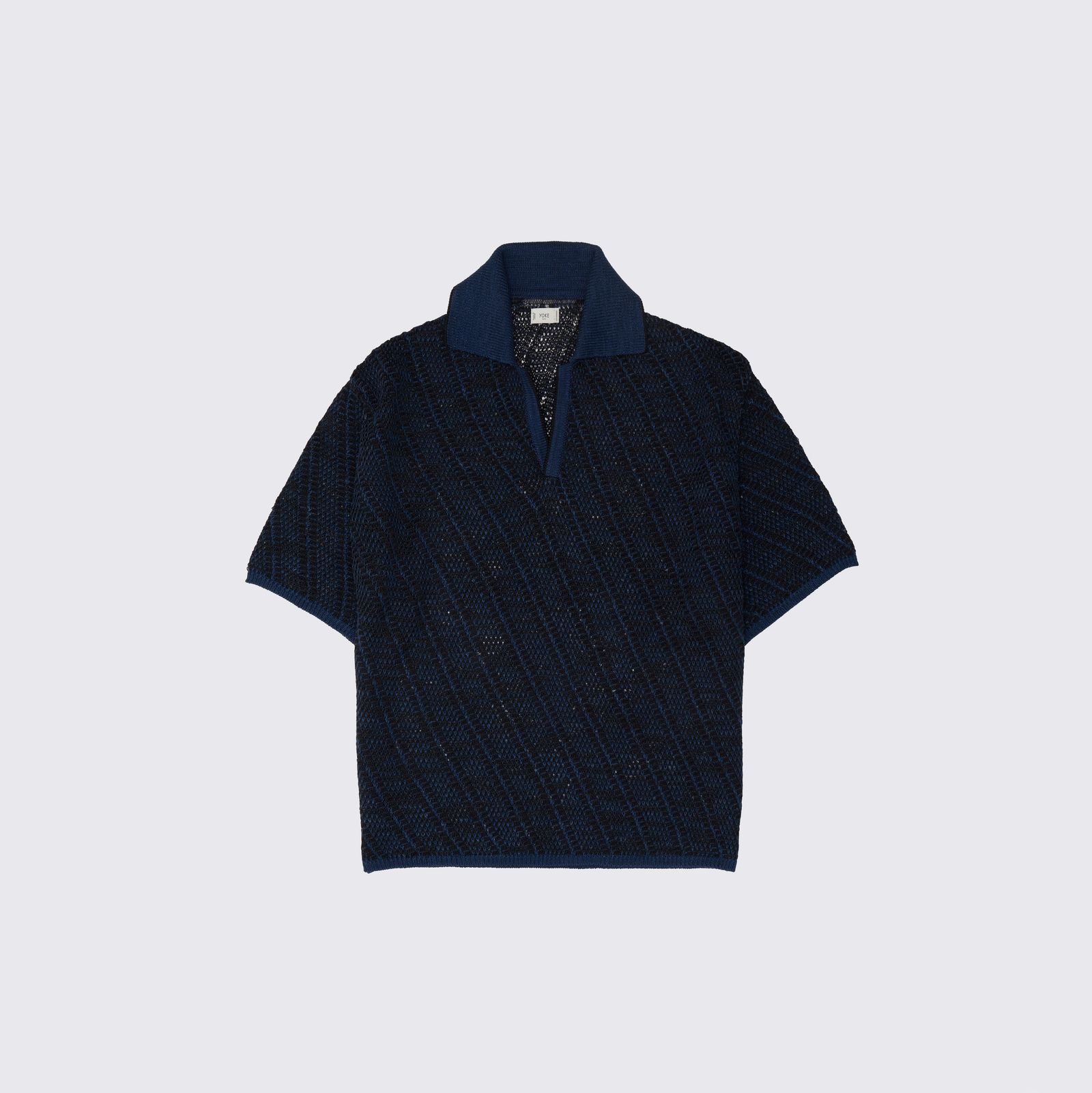 【残り一点】Diagonal Knit Skipper Shirt