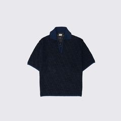 【残り一点】Diagonal Knit Skipper Shirt