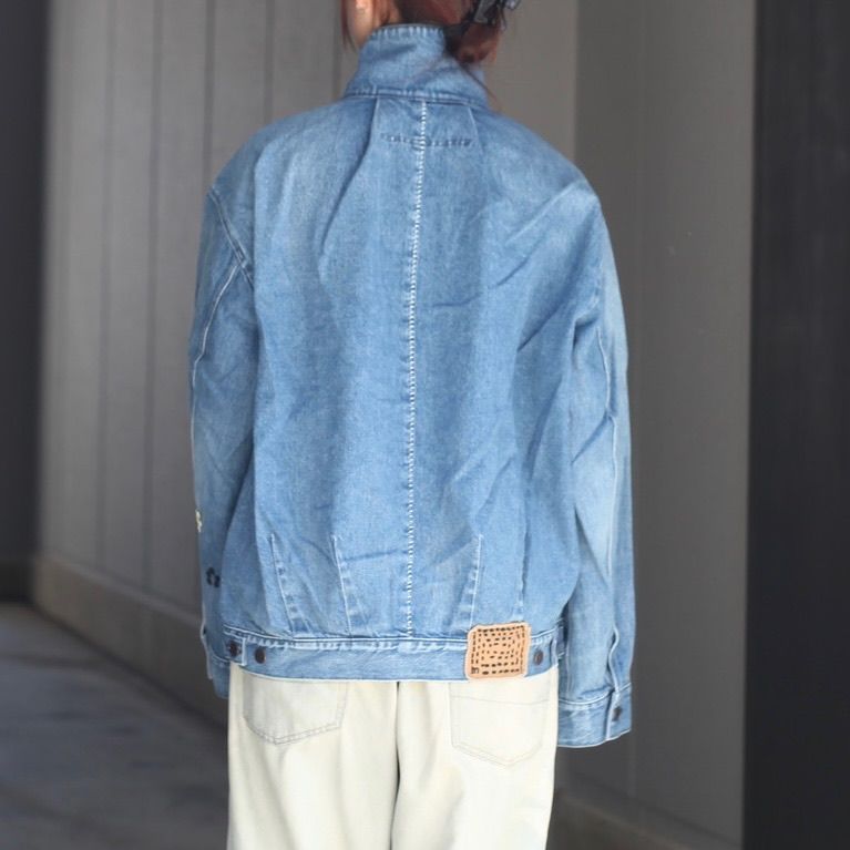 【残り一点】12.5OZデニムブルゾン(USED)