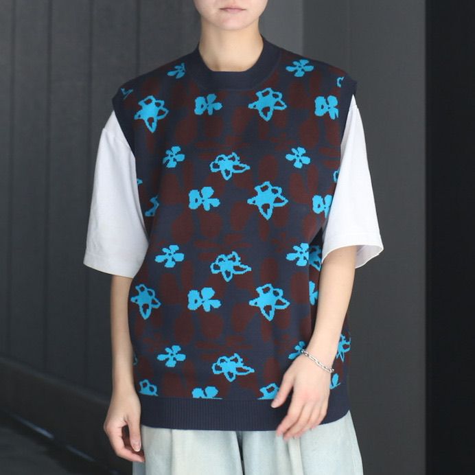 TTT MSW - 【残りわずか】Flower Camo Knit Vest | ACRMTSM ONLINE STORE