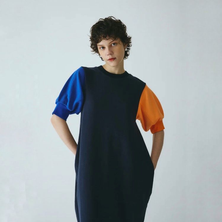 【残り一点】Balloon Sleeve Cut Dress