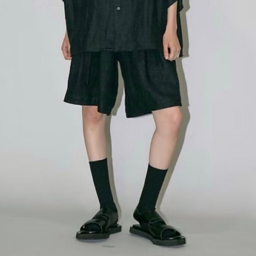 【残り一点】セミウェットリネンショートパンツ