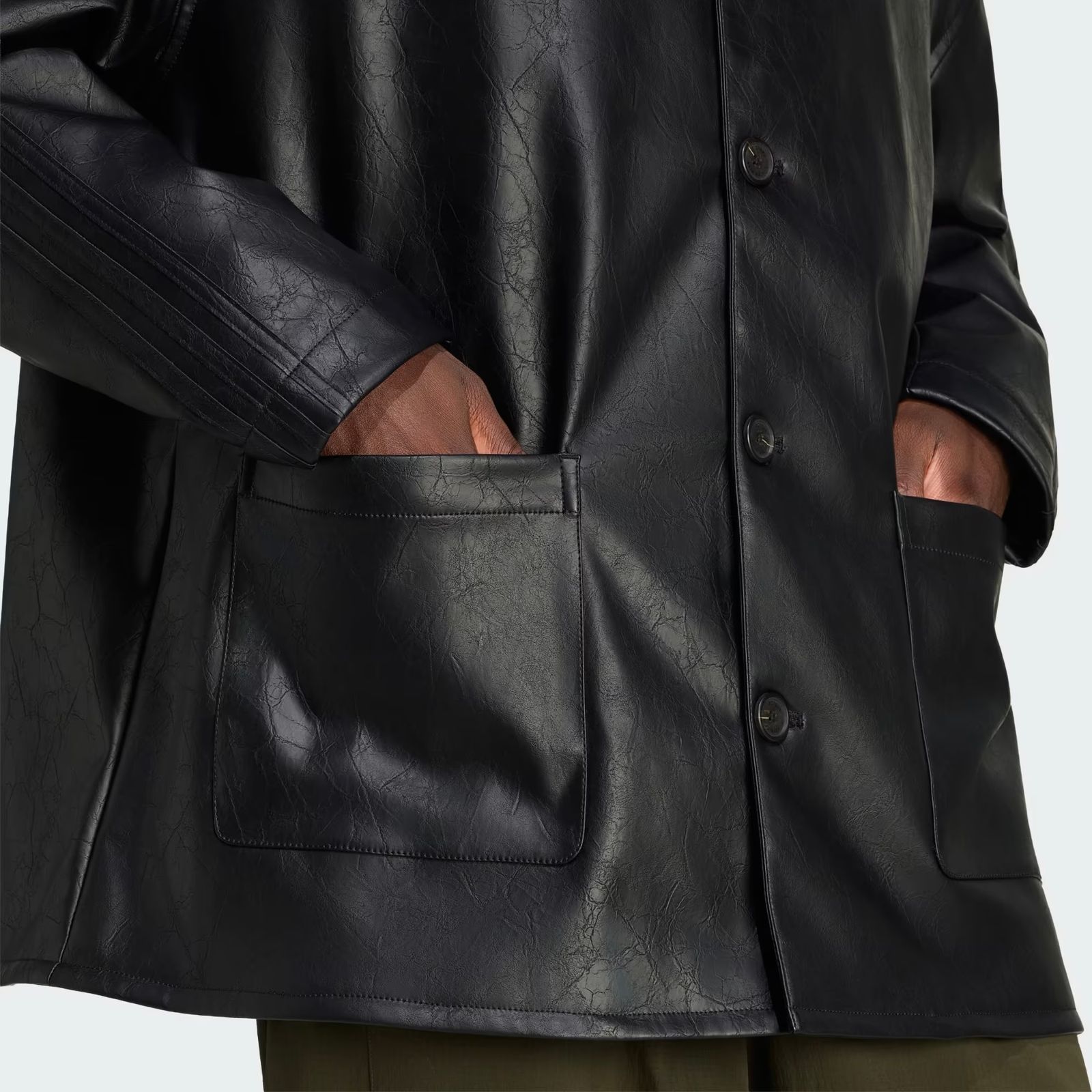 【残り一点】Pleather Coat