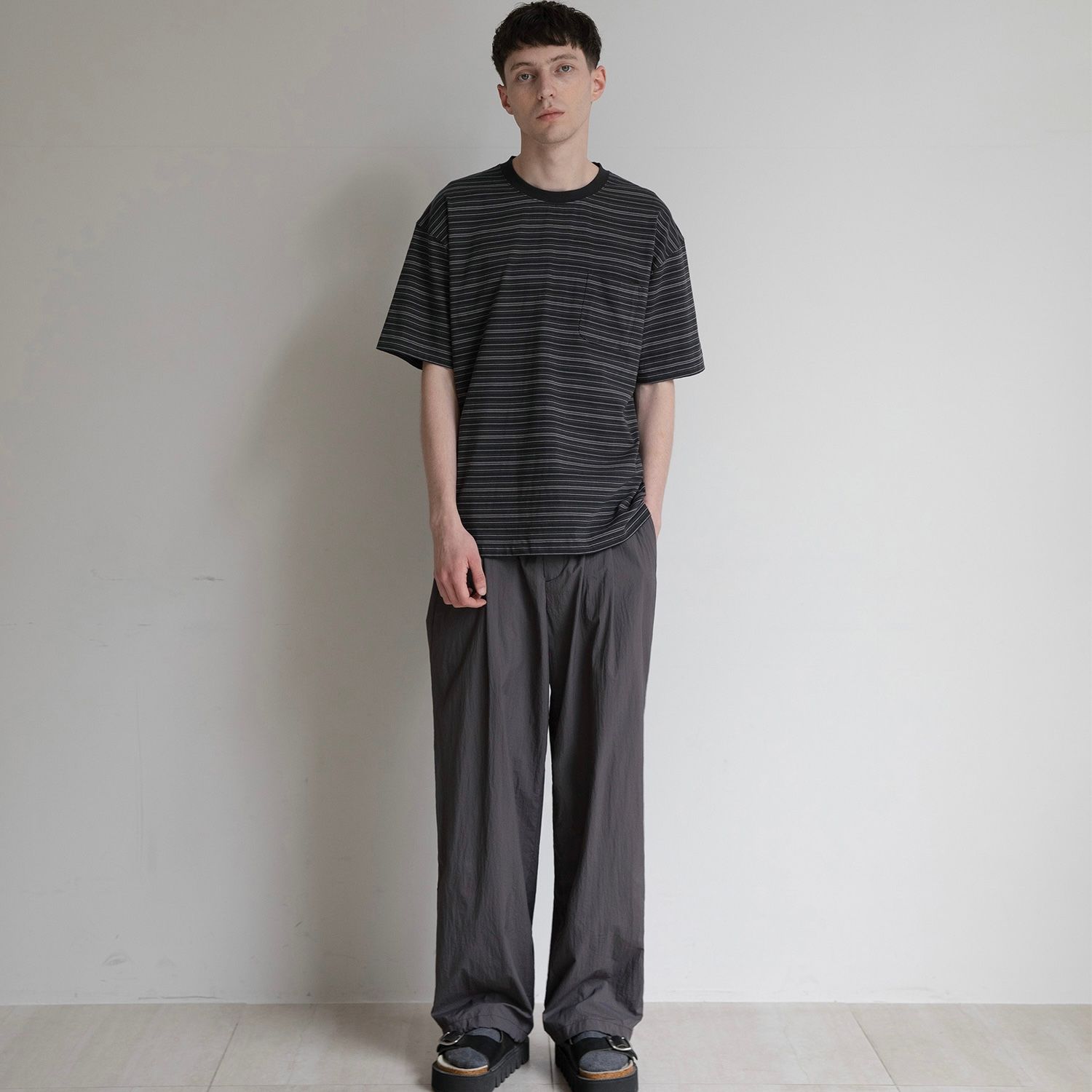 【残り一点】Ordinary Multi Stripe Pocket Tee